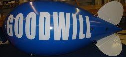 11 ft. advertising blimp with Goodwill logo