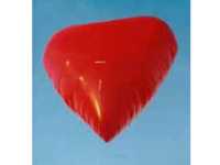 Helium heart balloon