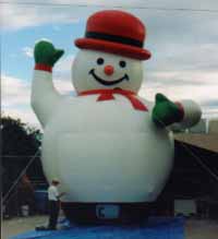 Snowman cold-air inflatables