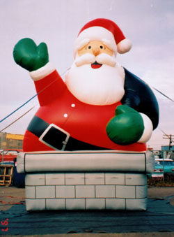 Santa Claus inflatables for sale and rent!